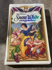 Snow White and the Seven Dwarfs VHS 1994 Walt Disney's Masterpiece Collection