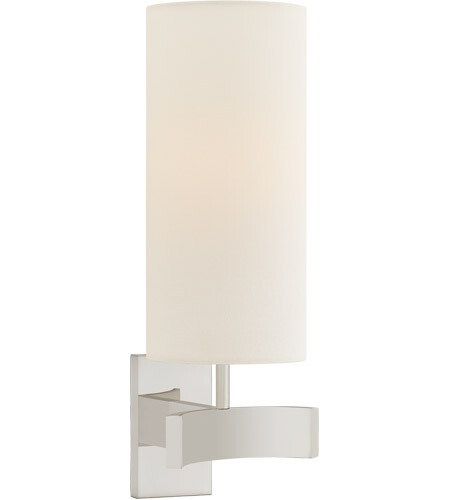 SUZANNE KASSLER 1 LT WALL SCONCE IN POLISHED NICKEL, 5" - Picture 1 of 1