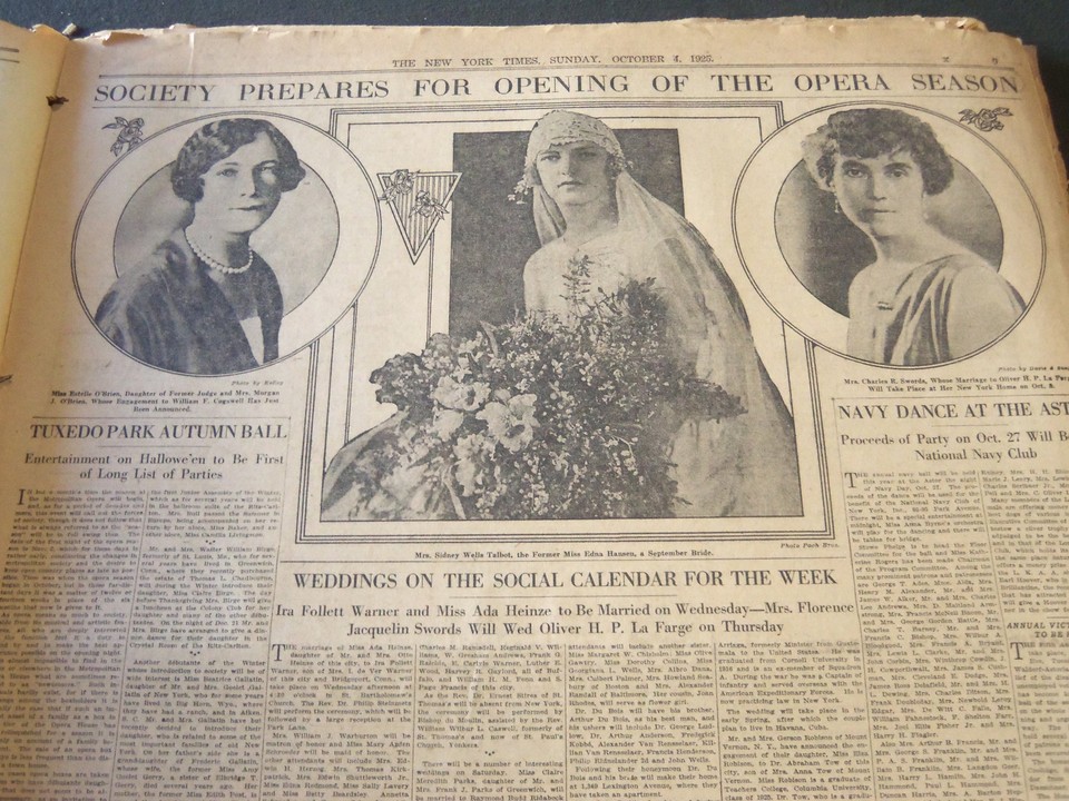 1925 NEW YORK TIMES SUNDAY DRAMA SECTIONS LOT OF 29 GREAT ILLUS