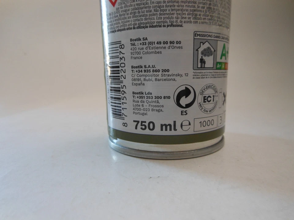Lot de 2 Mousse polyuréthane / Mousse expansive / Mousse PU BOSTIK FLEXIBLE P605 - Photo 4/4