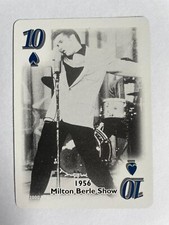 Elvis Presley Rock Star Music King Playing Swap Card: 1956 Milton Berle Show