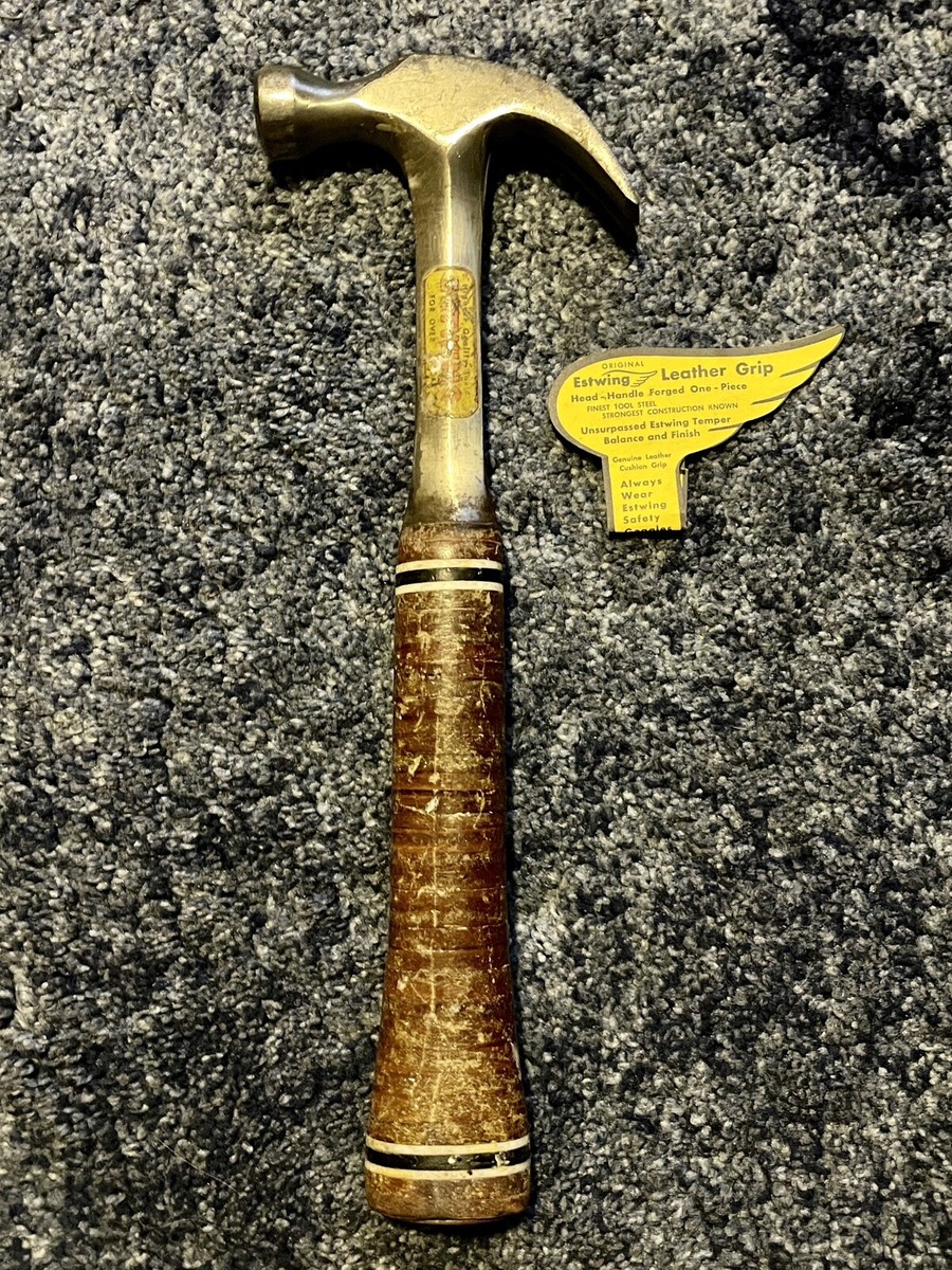 Wolfgang Hutter ヴォルフガング・フッター　エッチング 1枚 付属 Vintage Estwing 16 Oz. Curved Claw Hammer W/ Leather Handle