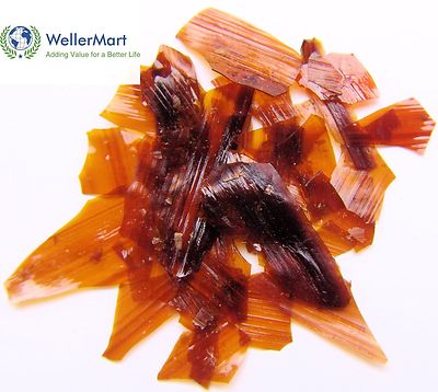 Dewaxed Orange Shellac Flakes.  Highest Quality Available, Antique Restoration