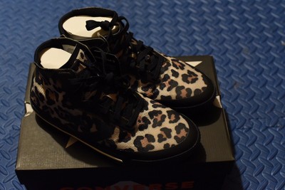 converse all star hi leopard