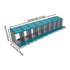8-compartment Chicken Nesting Box Chicken Laying Boxes Hens Ducks Egg Collection