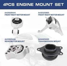 4PC Engine Motor Transmission Mount For Nissan Altima 2007-2017 L4 2.5L Auto CVT