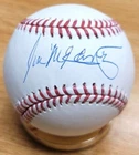 Autographed WILL MCENANEY Official Major League Baseball w/Show Ticket