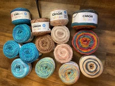 Caron Cake variety…Groovy Cloud, Macchiatto and more- free yarn with purchase!