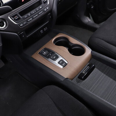 Shifter Module 2023 Pilot Light Wood Pattern Gear Shift button Panel Trim Cover Fits Honda Pilot ...