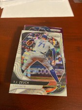 TJ Zeuch 2020 Panini Prizm White Wave Prizm Rookie RC Blue Jays