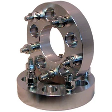 2) Aluminum ADAPTER SPACER 5/4.5 to 5/5 Bolt Pattern Circle 1.25" Thick 12x1.5