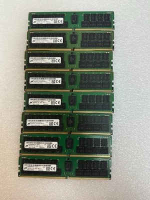 LOT OF 8 MTA36ASF8G72PZ-2G9 Micron 64GB DDR4-2933MHz ECC 2Rx4 RAM (Non-Working)