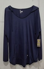 Old Navy Active Hoodie Sweatshirt Navy Blue Go Dry Pullover Kangaroo New XL