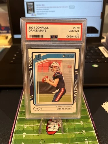 2024 Panini Donruss - Rated Rookie Drake Maye #379 (RC) PSA 10
