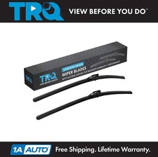 TRQ Windshield Wiper Blades 21 & 22 Inch Silicone Coated & Water Repellent Wiper