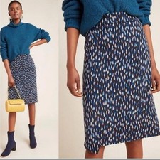 Maeve by Anthropologie  Debra  faux wrap skirt sz 6 NWT