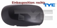 TYC 328-0095-2 Abdeckung FüR AußEnspiegel Rechts FüR Renault