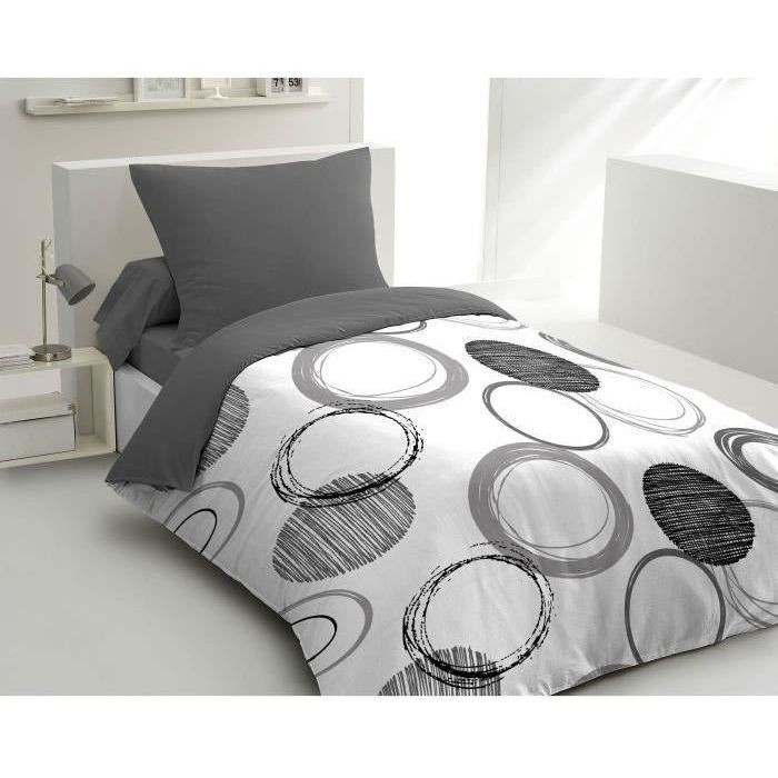 Housse de couette 140x200 cm Audace en microfibre avec sa taie d'oreiller