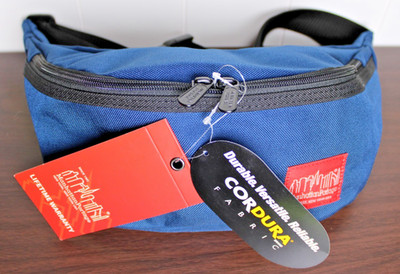Manhattan Portage Brooklyn Bridge Waist Bag Fanny Pack  NAVY BLUE Retail $45