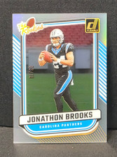 Jonathon Brooks 2024 Panini Clearly Donruss The Rookies #/10 Panthers SSP