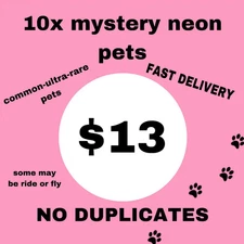 Adopt your - 10 NEONS MYSTERY BUNDLE - pet from me! - Fast & Cheap - US Seller