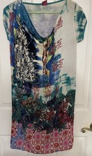 Excellent SAVE THE QUEEN Dress Abstract Art Print size Medium