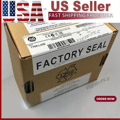 AB 1769-L32E  CompactLogix 750KB Enet Controller PLC 1769L32E US Free Tax