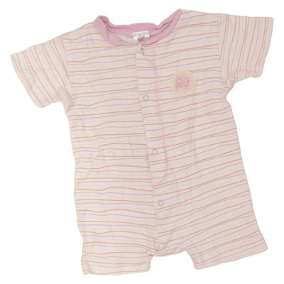 Coconette, Strampler, Größe: 74/80, Weiß/Pink/Gelb, Baumwolle, Streifen #ZgL