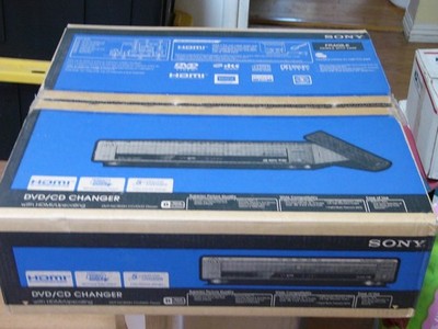 NEW Sony DVP-NC800H 5-disc DVD/CD changer HDMI 1080p upconversion Black