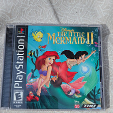 THQ Disney's The Little Mermaid II PS1 NTSC-U/C E Manual Analog Vibration