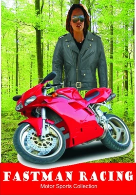 Damen  Motorradjacke Leder Chopper Biker Rocke Freizeit, ohne proteketoren - Bild 1 von 3