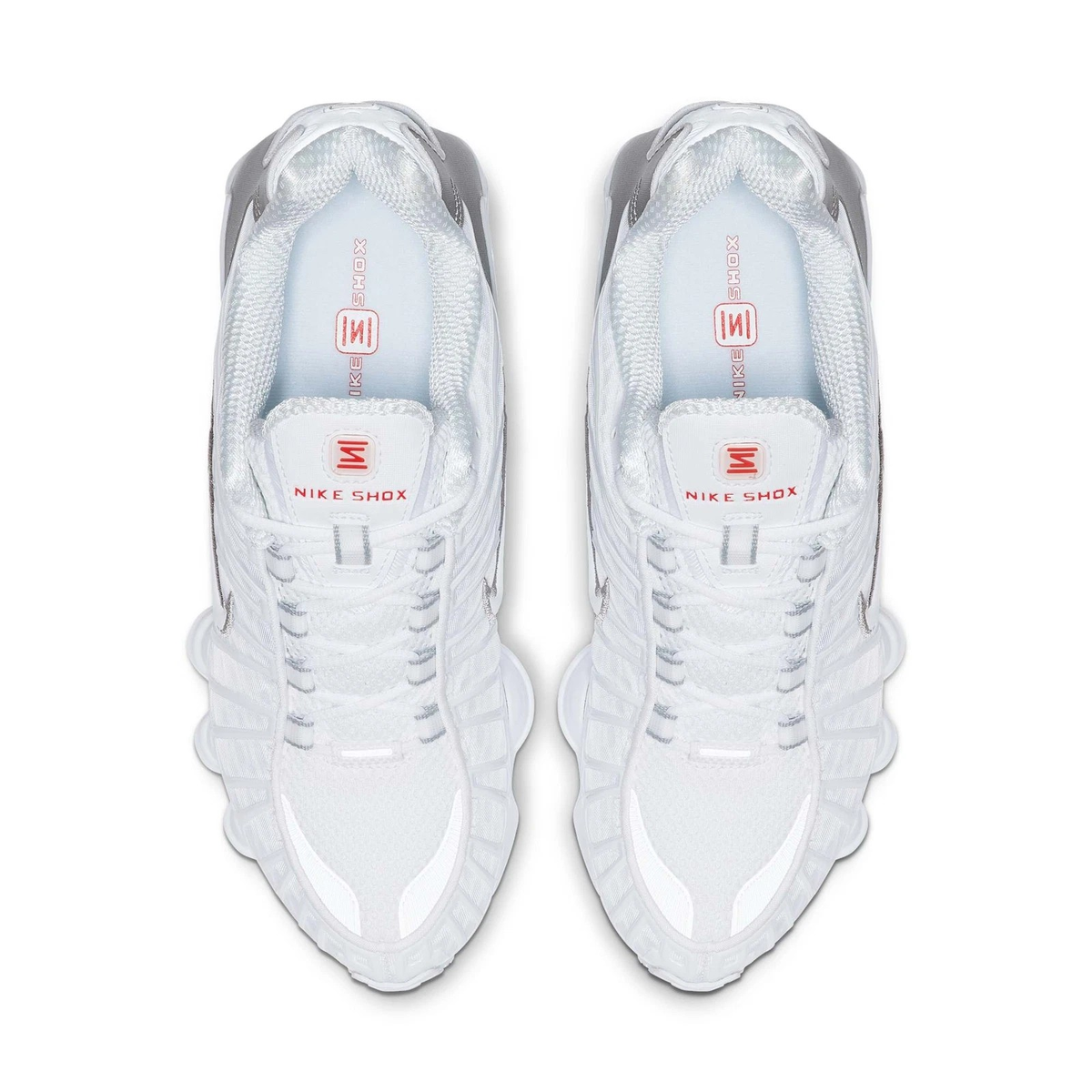Size 9 - Nike Shox TL White Silver W for sale online | eBay