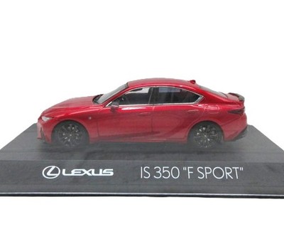 京商 Lexus IS 350 F SPORT 1/43サイズ ミニカー 1/43 Kyosho Lexus IS350 F Sport (Black with Brown Interior) Car