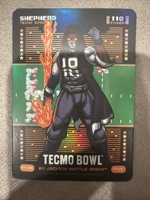 Battle Arena Tecmo Bowl End Zone Shepherd  Power 110  #BF 155 Battlefoil