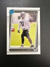 2021 Donruss - Alex Leatherwood - Rated Rookie #335 - Las Vegas Raiders