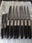 1956 Lunt - Contrast | Sterling & Nylon Silverware | Steak Knife SS Blade | MCM
