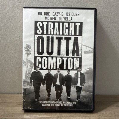 Straight Outta Compton DVD Movie w/ Tall DVD Case - Dr. Dre, Ice Cube, Eazy-E