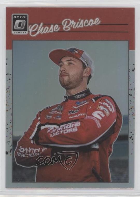 2023 Panini Donruss NASCAR Optic Retro 1990 Holo Prizm Chase Briscoe #74 7ba