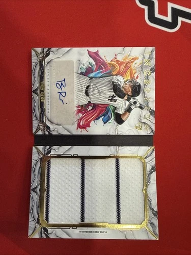 2025 Topps Inception Baseball Ben Rice Auto Relic Book /25