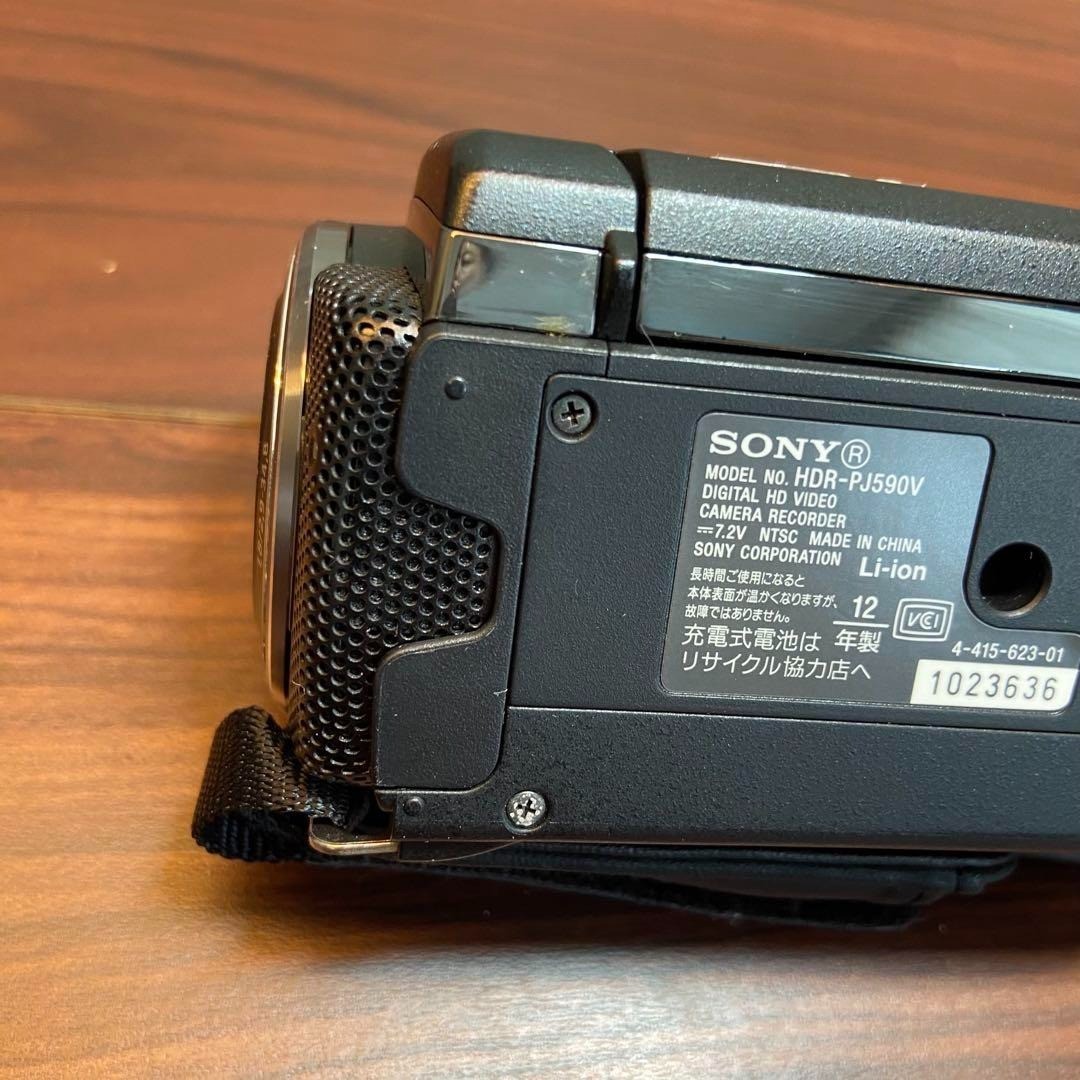 Sony HDR-PJ590 ビデオカメラ 本体 HDR-PJ590V | デジタルビデオカメラ Handycam ハンディカム | ソニー
