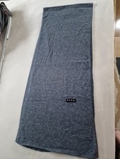 Zara Großer Kuscheliger Schal Strickschal  190x37 Cm Blau Grau