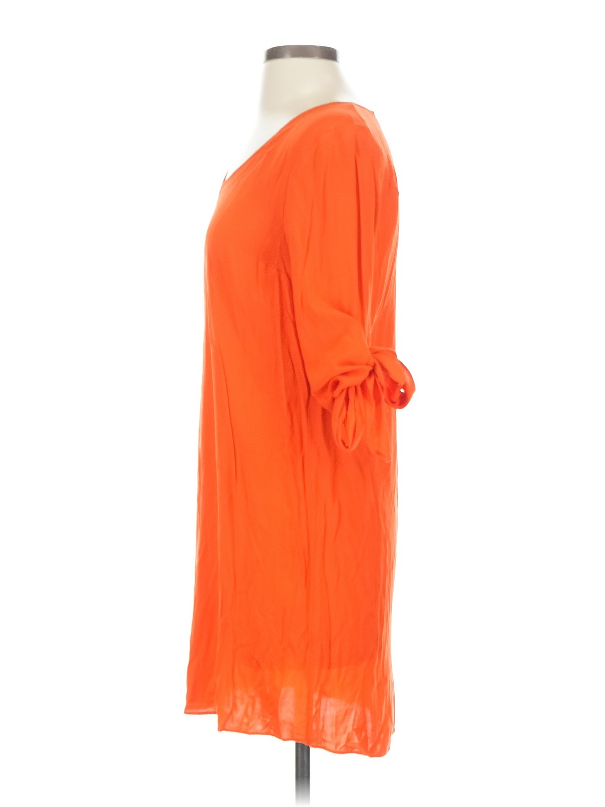 H&M Women Orange Casual Dress S thumbnail 4