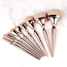 9 Pack Soft Makeup Brushes Blush Liquid Blender Kabuki Brush