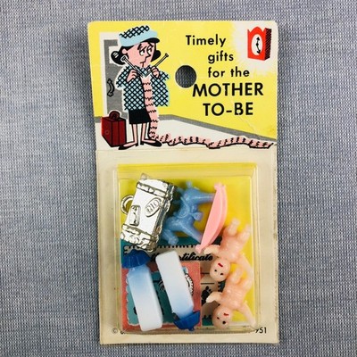 Grandmother Stovers MOTHER TO BE GIFT Baby Doll Accessories Mini Party Favor NOS