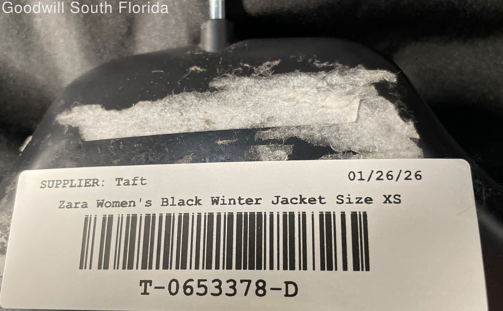 Zara Womens Black Long Sleeve Pockets Full-Zip Puffer Winter Jacket Size XS thumbnail 5