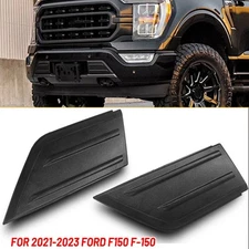 2pcs For 2021-2023 Ford F150 Front Bumper Corner Panel Cover Trim Rihvnypjcwrvvs