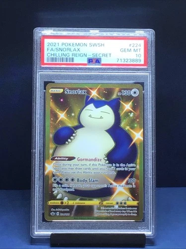 Snorlax (Secret) 224/198 Swsh06: Sword & Shield - Chilling Reign Holo