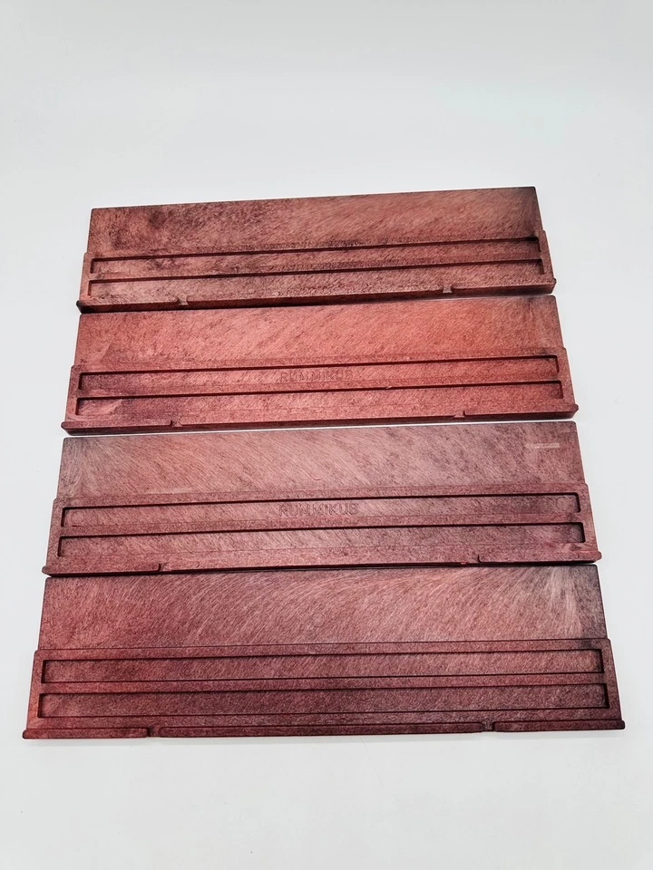 Vintage 1973 Rummikub Hertzano Israel Deluxe Set Blue Locking Case Sealed Tiles - Image 3 of 4