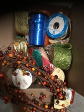 LARGE RIBBON LOT - VARIETY OF COLORS, TEXTURES, STYLES and MORE