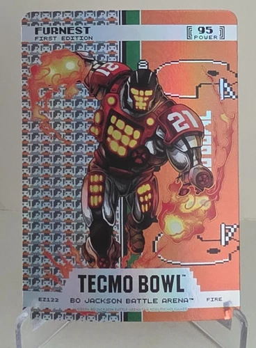 BO JACKSON BATTLE ARENA TECMO BOWL FURNEST ERNEST BYNER ENDZONE FIRE EZ122